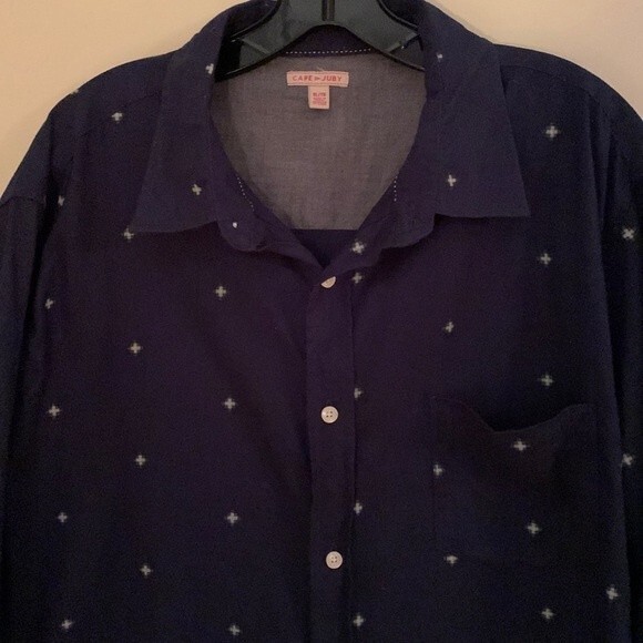 Vintage Cape Juby Blue Shirt XL - Picture 1 of 5
